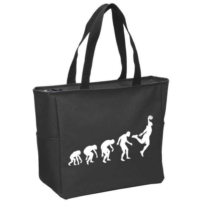 Evolution of a Hooper Basetball Player Design Zip Tote Bag