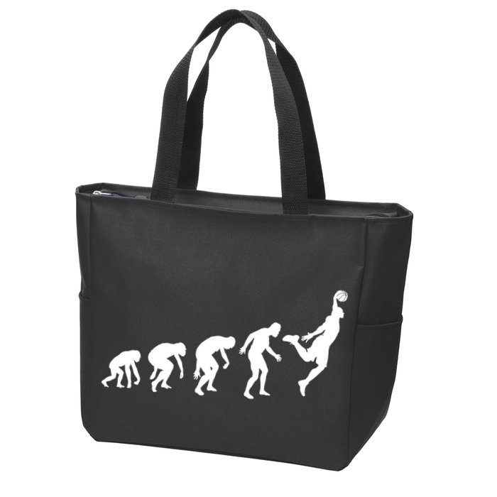 Evolution of a Hooper Basetball Player Design Zip Tote Bag