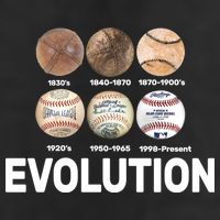 Evolution Of Baseball 7 Panel Mesh Trucker Snapback Hat