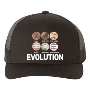 Evolution Of Baseball Yupoong Adult 5-Panel Trucker Hat