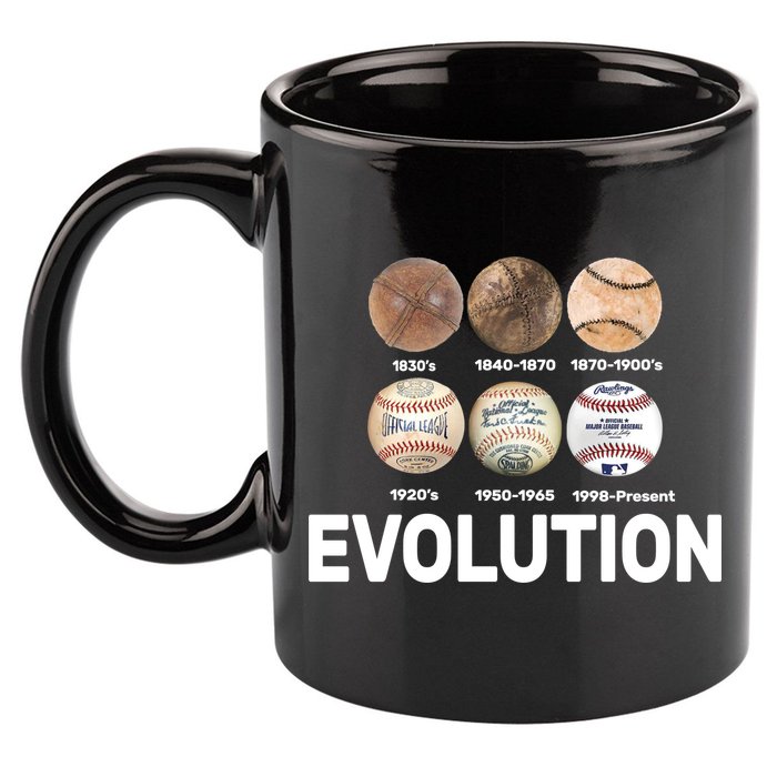 Evolution Of Baseball 11oz C Handle Ceramic Mug