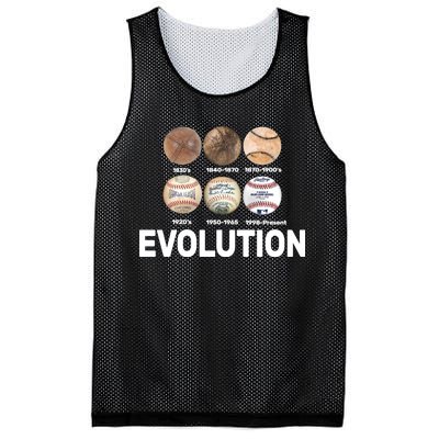 Evolution Of Baseball Mesh Reversible Basketball Jersey Tank