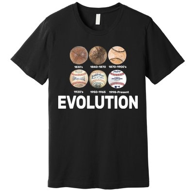 Evolution Of Baseball Premium T-Shirt