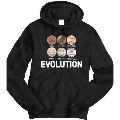 Evolution Of Baseball Tie Dye Hoodie