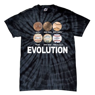 Evolution Of Baseball Tie-Dye T-Shirt