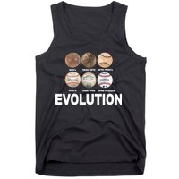 Evolution Of Baseball Tank Top