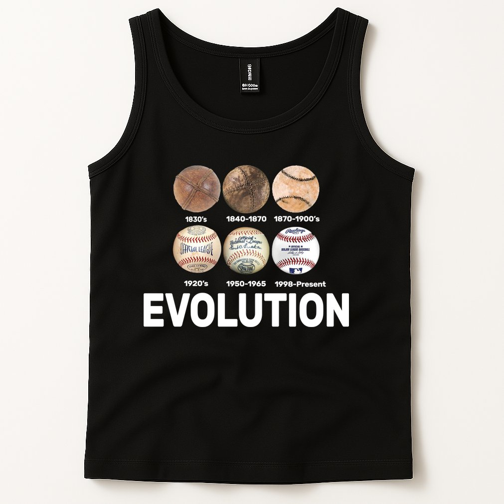 Evolution Of Baseball Tank Top