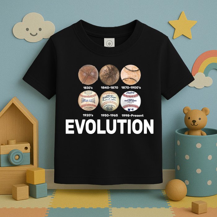 Evolution Of Baseball Toddler T-Shirt