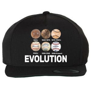 Evolution Of Baseball Wool Snapback Cap