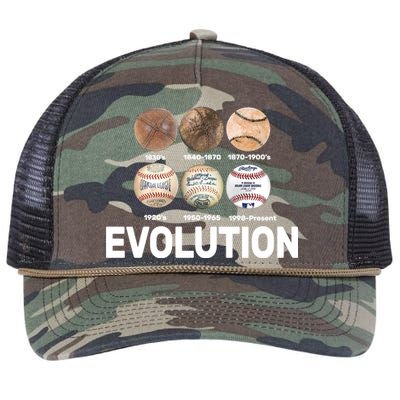 Evolution Of Baseball Retro Rope Trucker Hat Cap