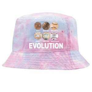 Evolution Of Baseball Tie-Dyed Bucket Hat