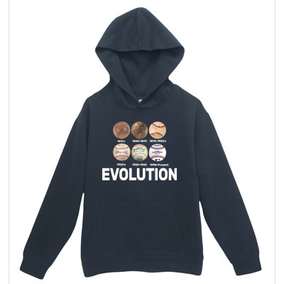 Evolution Of Baseball Urban Pullover Hoodie