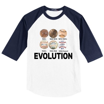 Evolution Of Baseball Baseball Sleeve Shirt