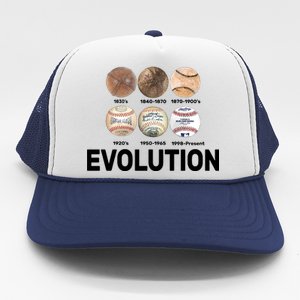 Evolution Of Baseball Trucker Hat