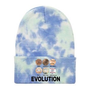 Evolution Of Baseball Tie Dye 12in Knit Beanie