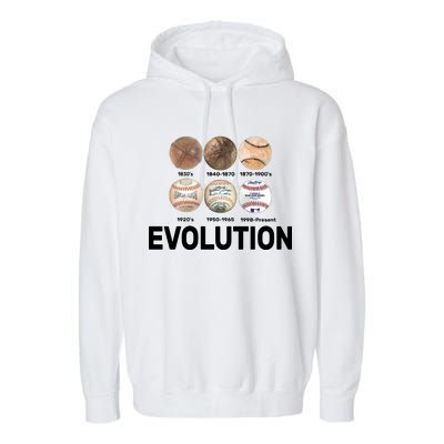 Evolution Of Baseball Garment-Dyed Fleece Hoodie