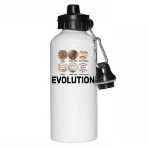 Evolution Of Baseball Aluminum Water Bottle