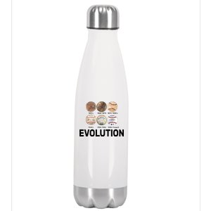 Evolution Of Baseball Stainless Steel Insulated Water Bottle