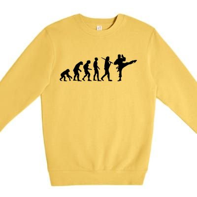 Evolution of Karate Premium Crewneck Sweatshirt