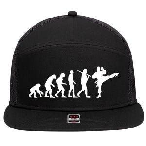 Evolution of Karate 7 Panel Mesh Trucker Snapback Hat