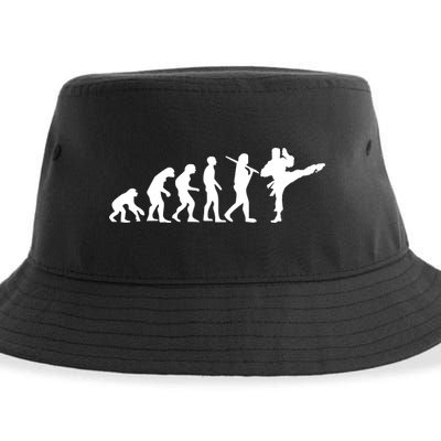 Evolution of Karate Sustainable Bucket Hat