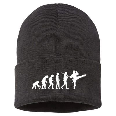 Evolution of Karate Sustainable Knit Beanie