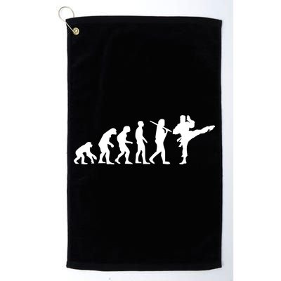 Evolution of Karate Golf Towel