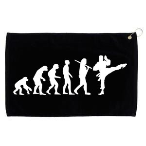 Evolution of Karate Grommeted Golf Towel