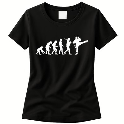 Evolution of Karate Womens T-Shirt