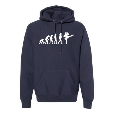 Evolution of Karate Premium Hoodie