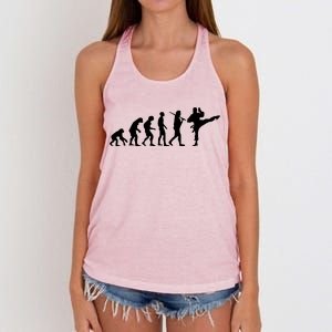 Evolution of Karate Women's Knotted Racerback Tank