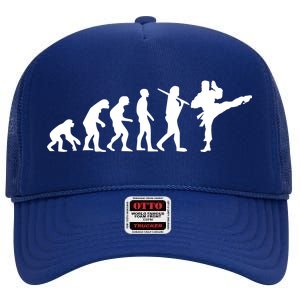 Evolution of Karate High Crown Mesh Back Trucker Hat