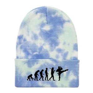 Evolution of Karate Tie Dye 12in Knit Beanie