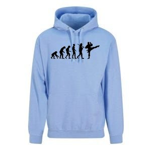 Evolution of Karate Unisex Surf Hoodie