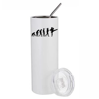 Evolution of Karate Stainless Steel Tumbler