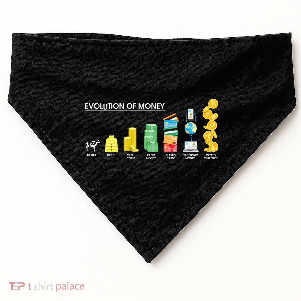 Evolution of Money USA-Made Doggie Bandana