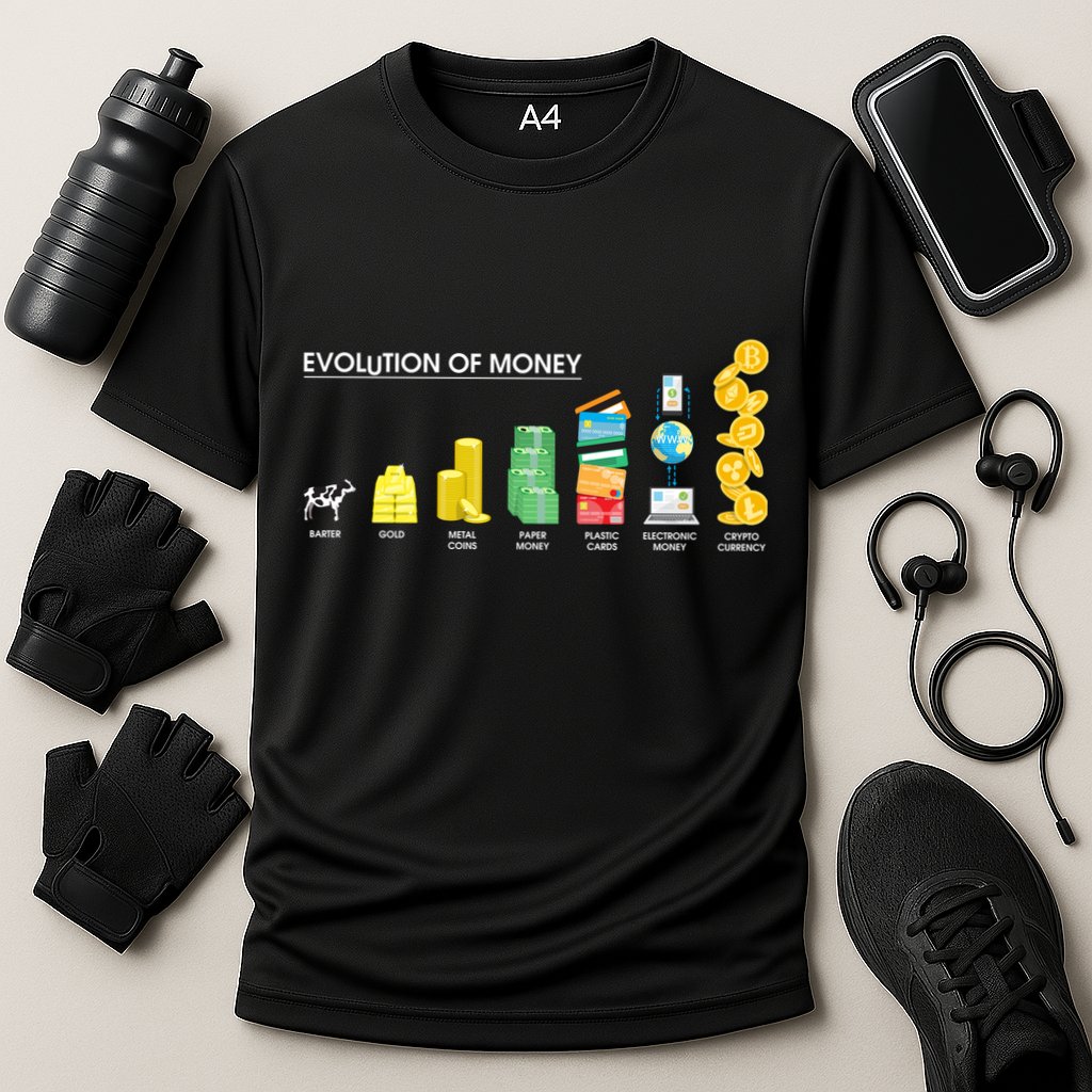 Evolution of Money Cooling Performance Crew T-Shirt