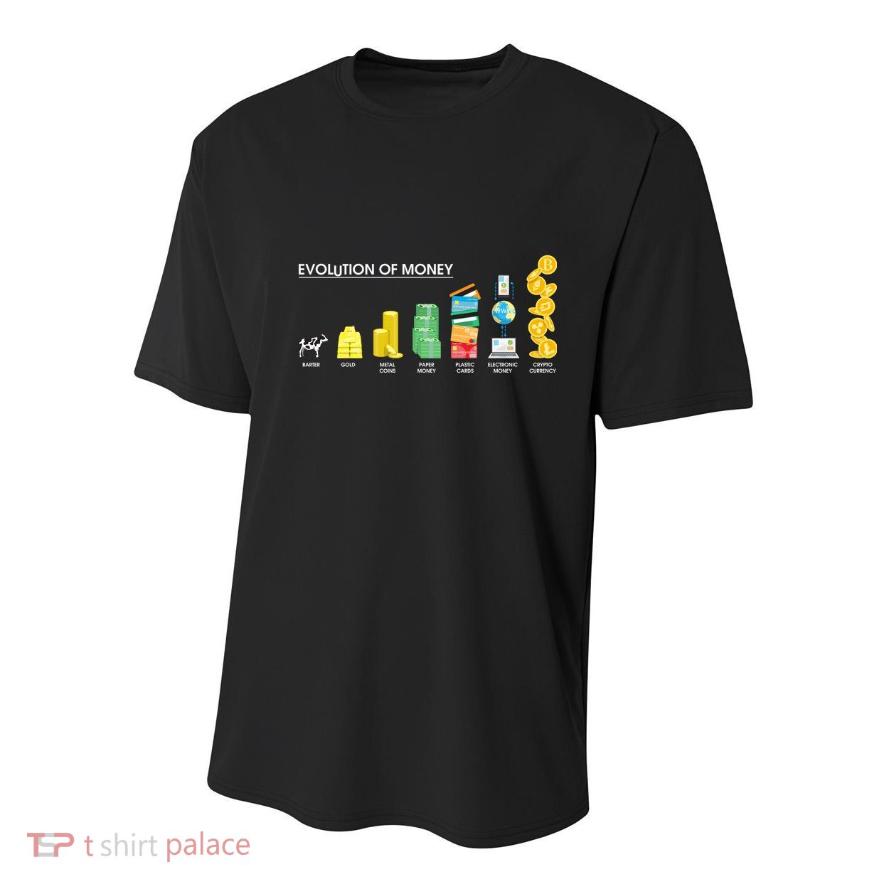 Evolution of Money Youth Performance Sprint T-Shirt
