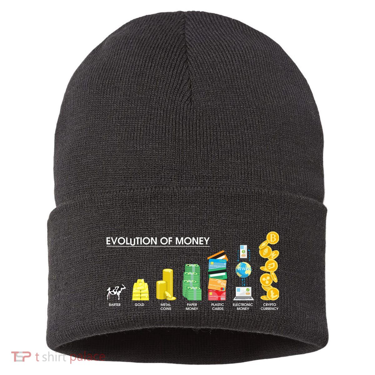 Evolution of Money Sustainable Knit Beanie