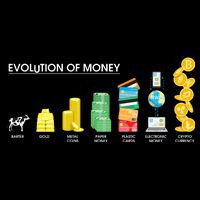 Evolution of Money Short Acrylic Beanie