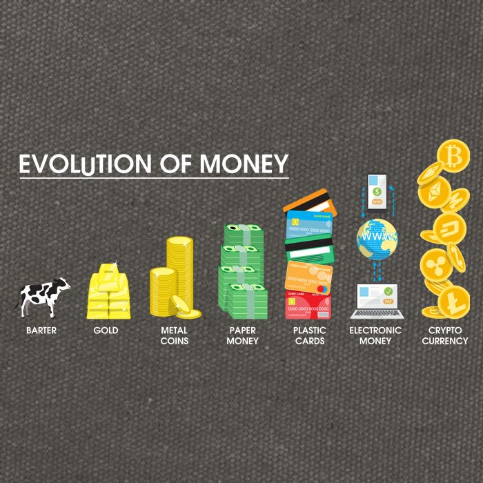 Evolution of Money Cotton Canvas Backpack