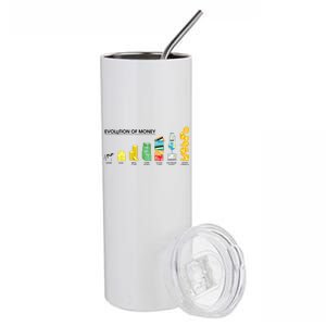 Evolution of Money Stainless Steel Tumbler