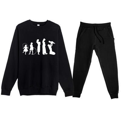 Evolution Of Mother Premium Crewneck Sweatsuit Set