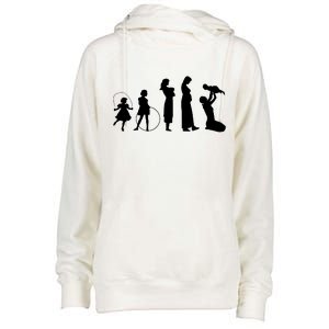 Evolution Of Mother Womens Funnel Neck Pullover Hood