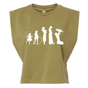 Evolution Of Mother Garment-Dyed Women's Muscle Tee