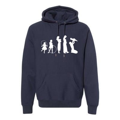 Evolution Of Mother Premium Hoodie