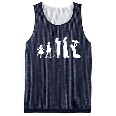 Evolution Of Mother Mesh Reversible Basketball Jersey Tank