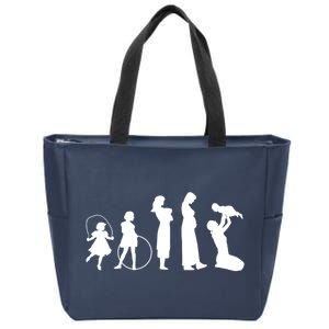 Evolution Of Mother Zip Tote Bag