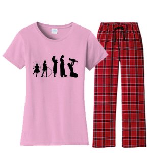 Evolution Of Mother Women's Flannel Pajama Set