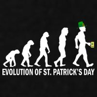 Evolution of St. Patrick's Day Ladies PosiCharge Tri-Blend Wicking Tank